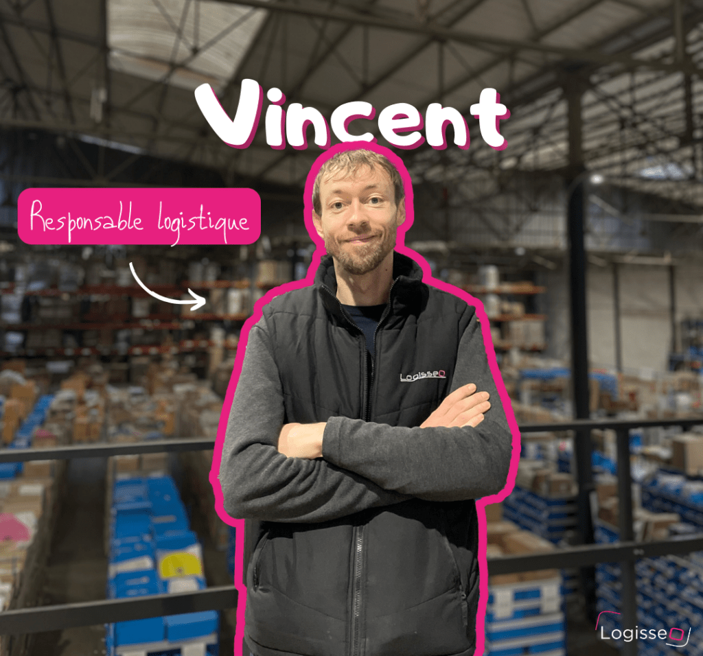 Vincent, responsable logistique