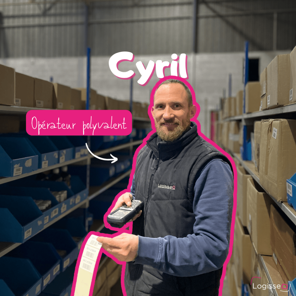 Cyril, multi-skilled operator at Logisseo