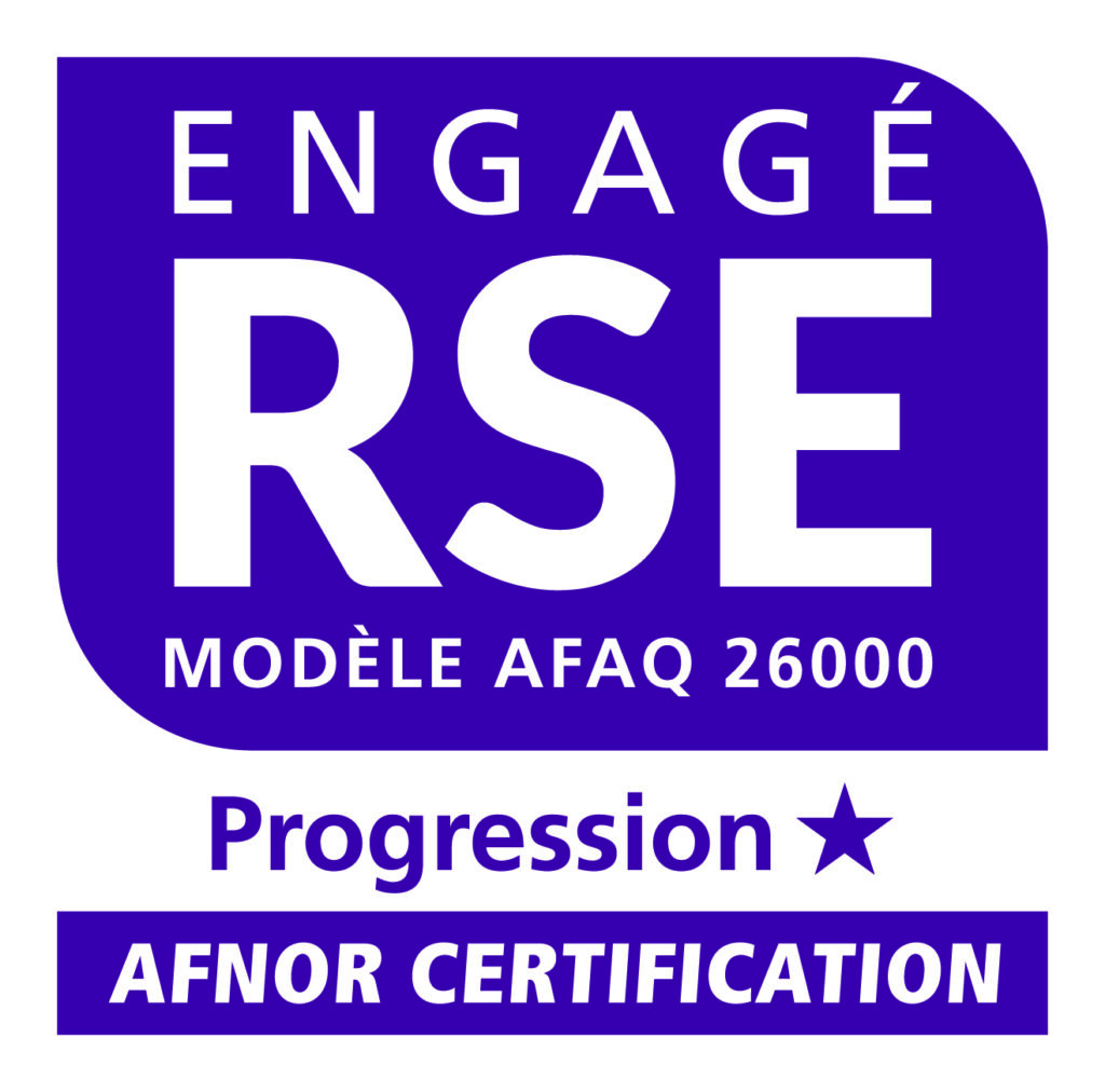 Label "Engagé RSE" délivré par l'AFNOR